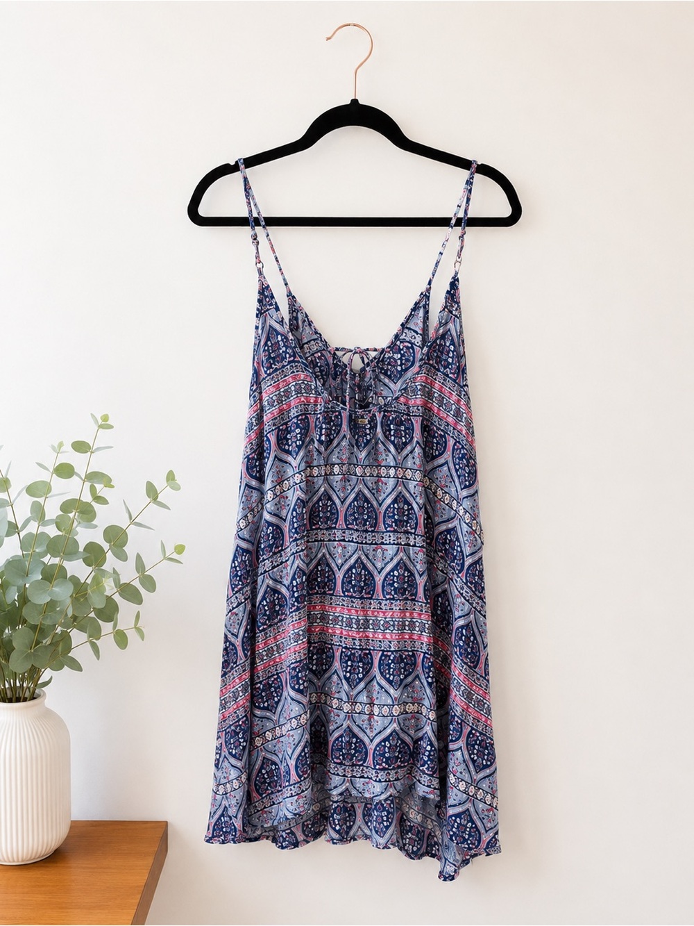 Boho Printed Spaghetti Strap Dress Roxy Swim Beach